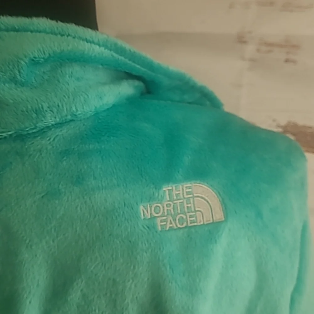 North Face Large Turquoise Fleece jacket - Picture 6 of 8